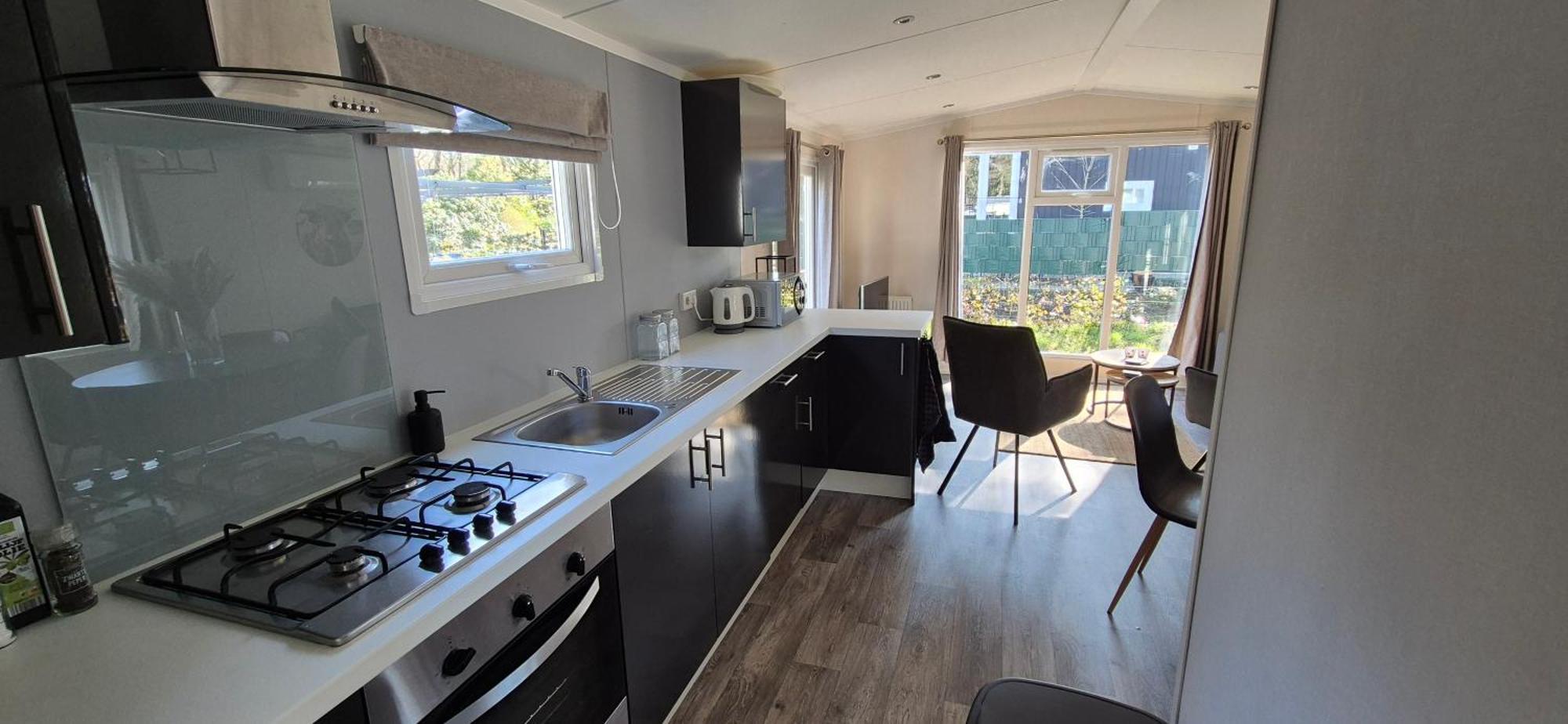 Het Veluwse Boshuisje Knus Chalet Met Omheinde Tuin Op De Veluwe Hoenderloo Buitenkant foto